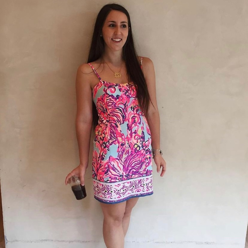 Lilly Pulitzer floral sundress